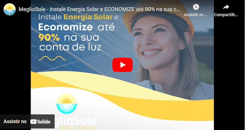 MeglioSole - Instale Energia Solar e ECONOMIZE até 90% na sua conta de luz